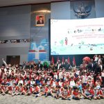 Siswa TK Jadi Tamu Pertama Pembukaan Kembali Main Hall BEI