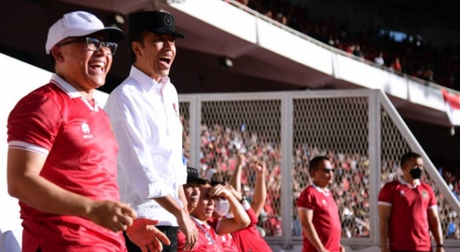 Skor Imbang, Presiden Jokowi Optimistis Timnas Miliki Kesempatan Besar di Semifinal Leg Kedua