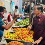 Presiden Cek Harga Sembako di Pasar Airmadidi Minahasa Utara