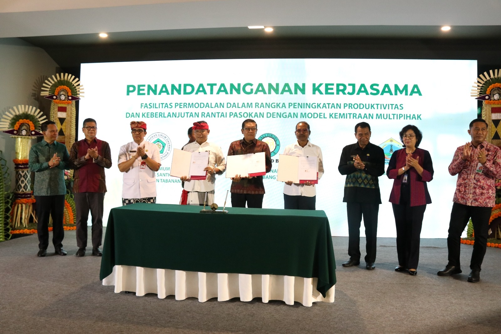 Dukung Program KUR, Bupati Sanjaya Berharap Potensi Pertanian Tabanan Makin Berkembang Pesat