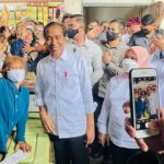 Masyarakat Antusias Sambut Kunjungan Presiden dan Ibu Iriana ke Pasar Anyar