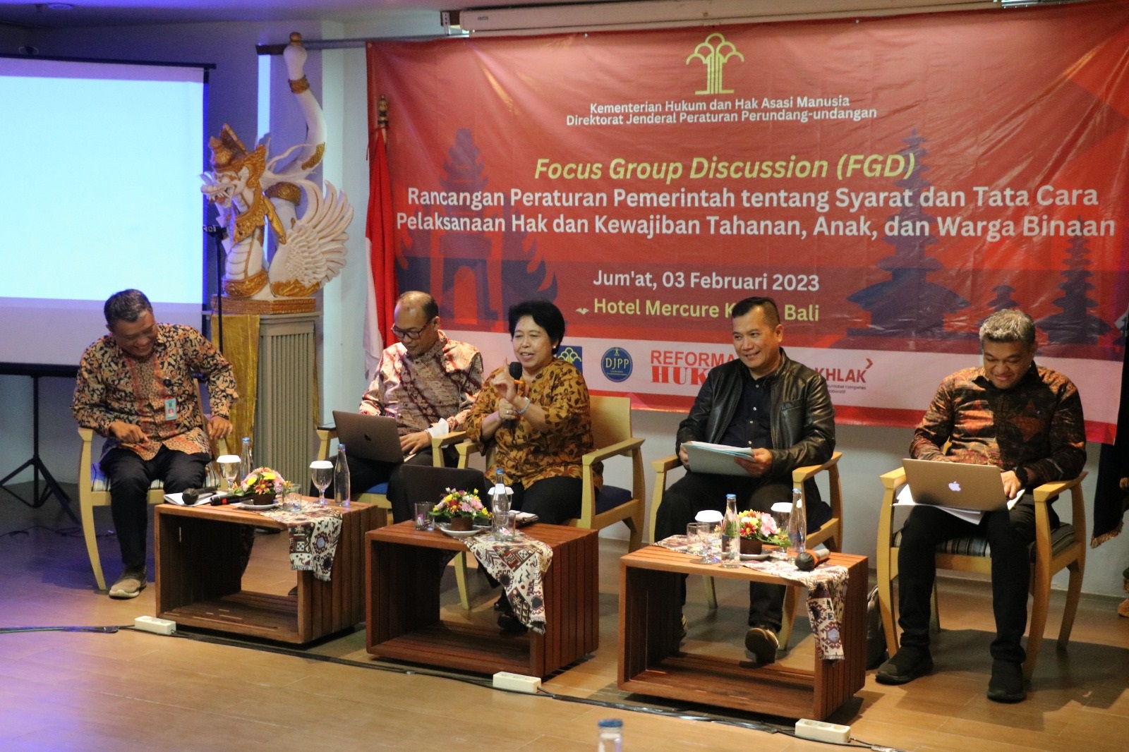 Maksimalkan  Fungsi  Pemasaran,  Ditjen  Peraturan  Perundang-Undangan  Kemenkumham  Gelar  FGD Rancangan  Peraturan  Pemerintah