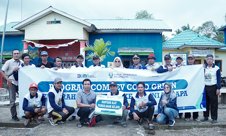 PUSRI Luncurkan  Program  Comdev  Coco  Green