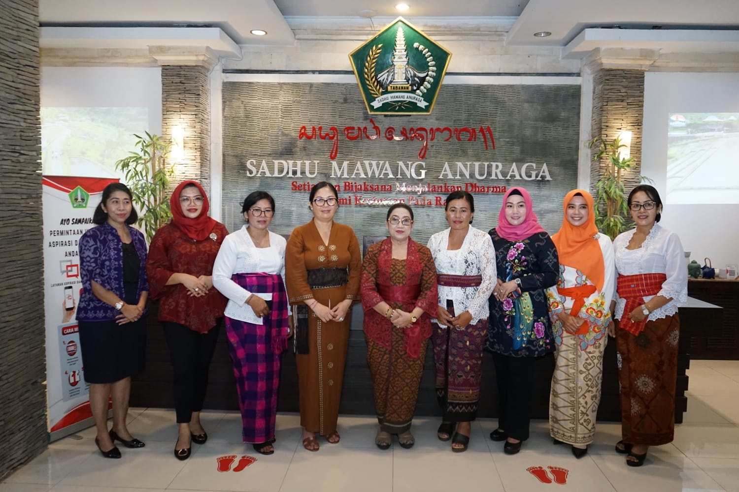 Mensinergikan Program Kerja, Ny. Rai Wahyuni Sanjaya Menerima Kunjungan Ketua BKOW Provinsi