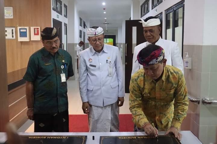 Ketua DPRD Klungkung hadiri peresmian Gedung Ayodya dan Gedung Asoka  di RSUD Klungkung