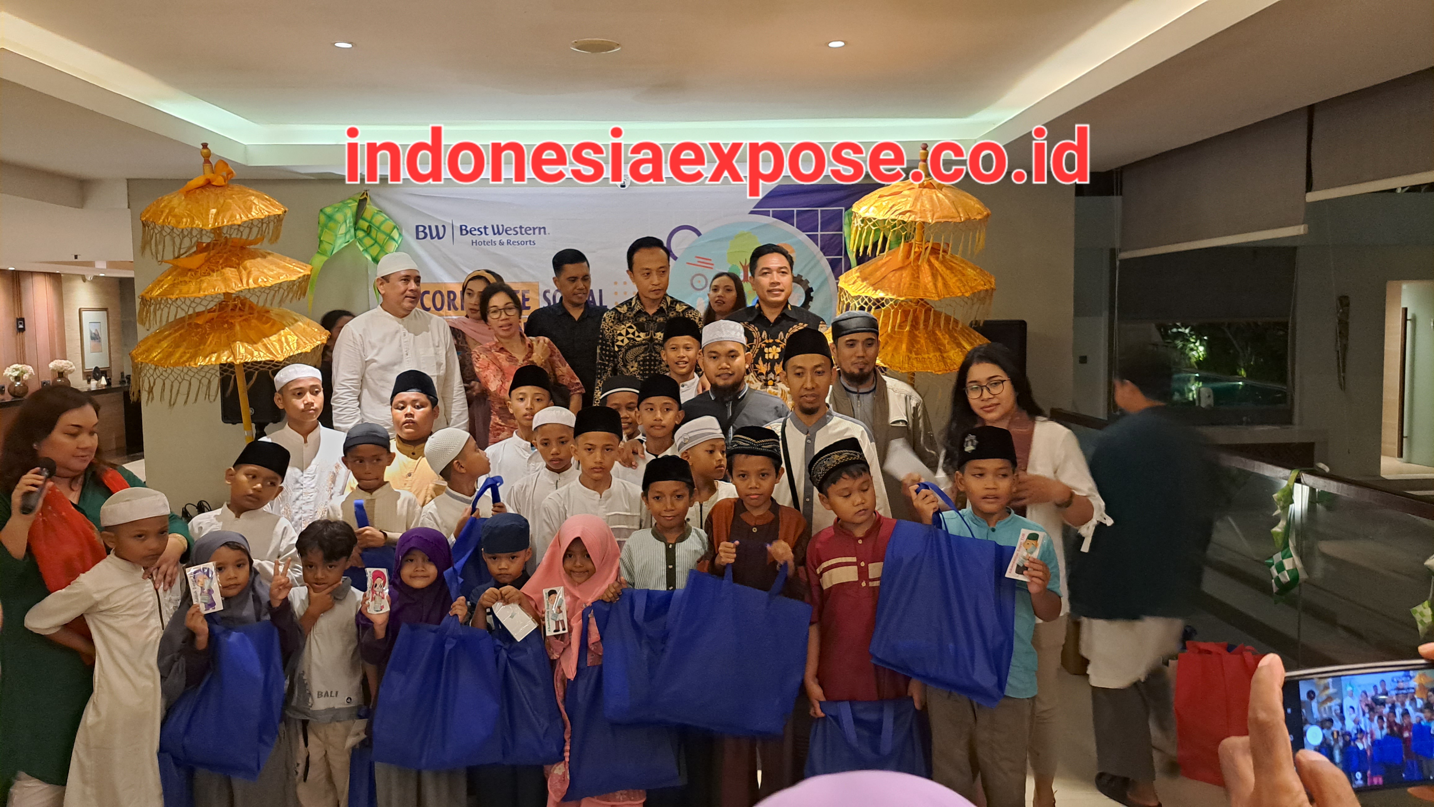 Bersama Anak Yatim Yayasan Al Islam – Jimbaran, Best Western Cluster Bali Gelar BUKBER