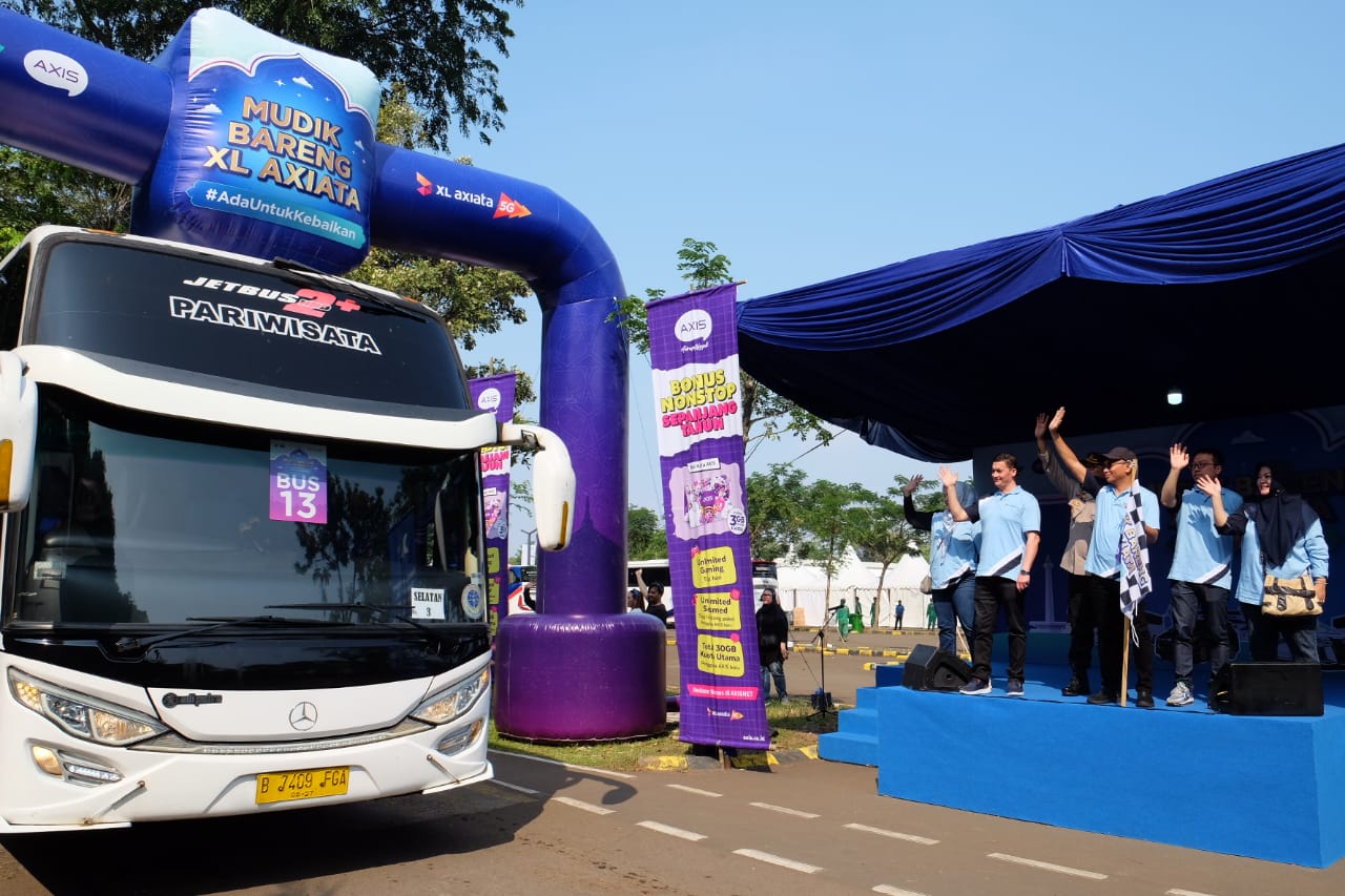 Mudik Bareng 2023, XL Axiata Fasilitasi Mitra Penjualan dan Karyawan Pulang Kampung