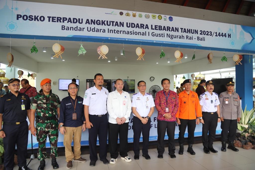 Bandara Internasional I Gusti Ngurah Rai – Bali Resmikan Posko Terpadu Idul Fitri, Pastikan Mudik Aman Berkesan