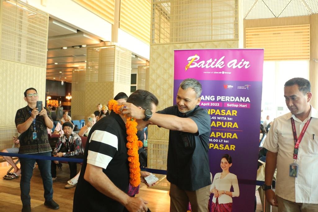 Batik Air Terbang Perdana , Rute Denpasar – Singapura 