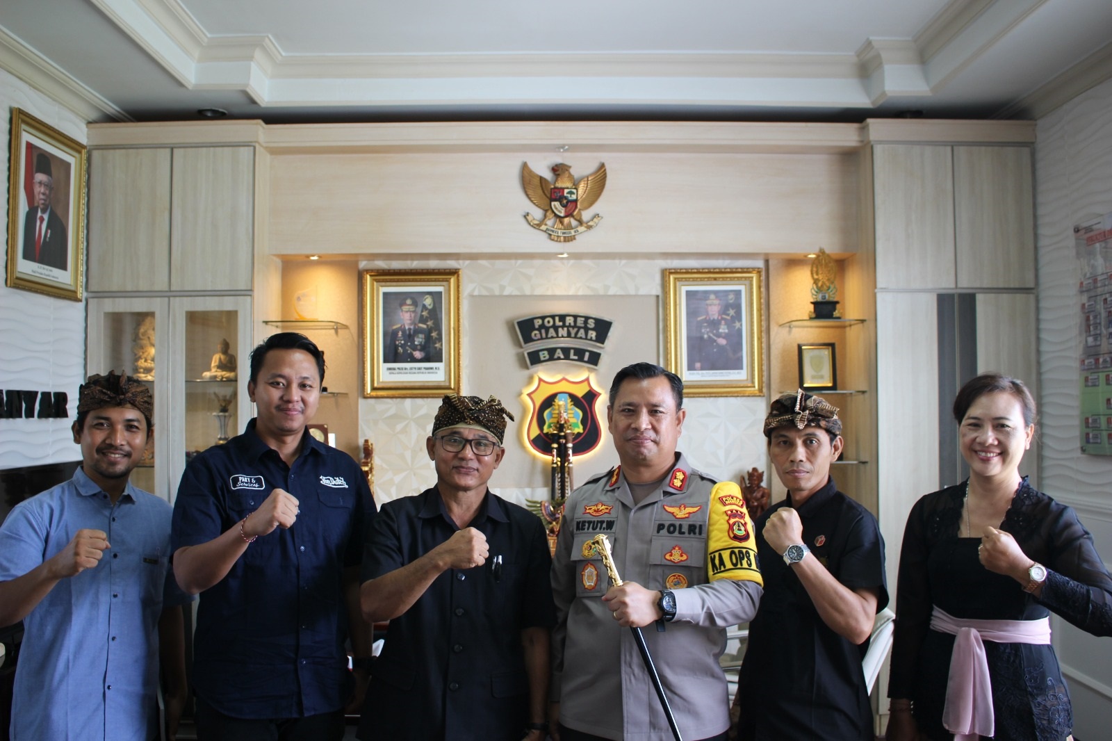 Bawaslu  Gianyar  Sambangi  Polres  Gianyar