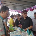 Kendalikan Inflasi, Pemkot Denpasar Kembali Gelar Pasar Murah, Satu Ton Beras SPHP Ludes Diserbu Pembeli.