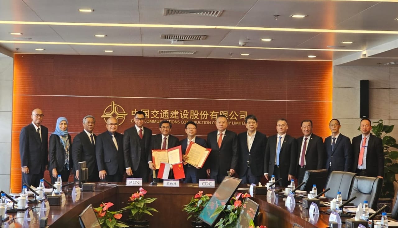 Kunjungan Bisnis ke China, PLN Teken Kerjasama Pengembangan EBT dengan Perusahaan EPC di Beijing