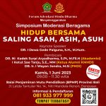 Forum Advokasi Hindu Dharma (FAHD), Gelar Simposium  Moderasi  Beragama Hidup  Bersama Saling Asah, Asih, Asuh