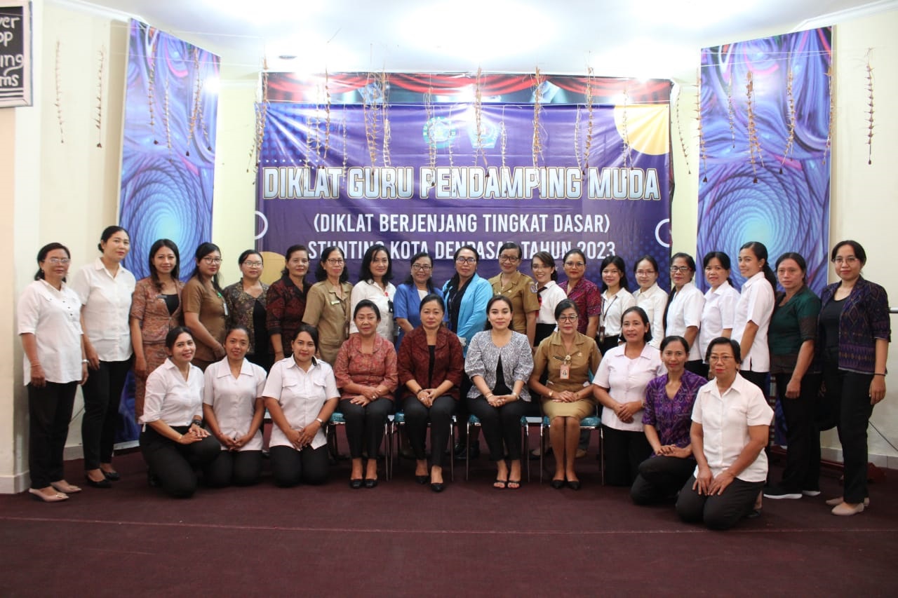 Kuatkan Kualitas Layanan PAUD, Pemkot Denpasar Gelar Diklat Para Guru Pendamping Muda.