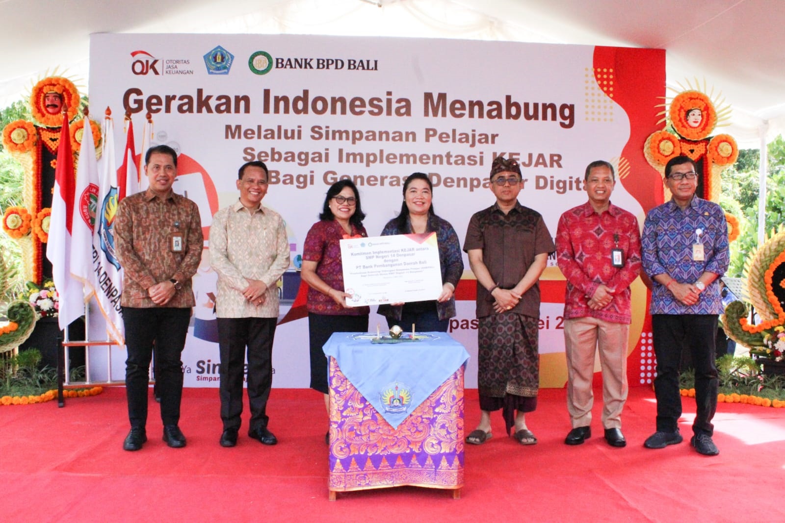 Walikota Jaya Negara Dukung Gerakan Indonesia Menabung Lewat Simpanan Pelajar (Simpel)