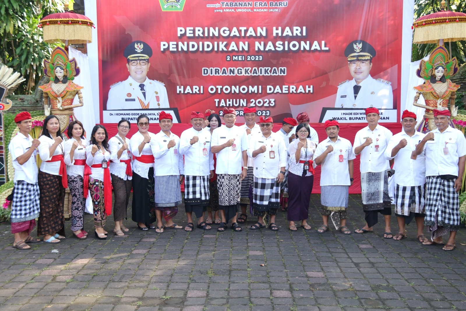 Pemkab Tabanan Gelar Upacara Peringatan Hardiknas Dan Hari Otonomi Daerah