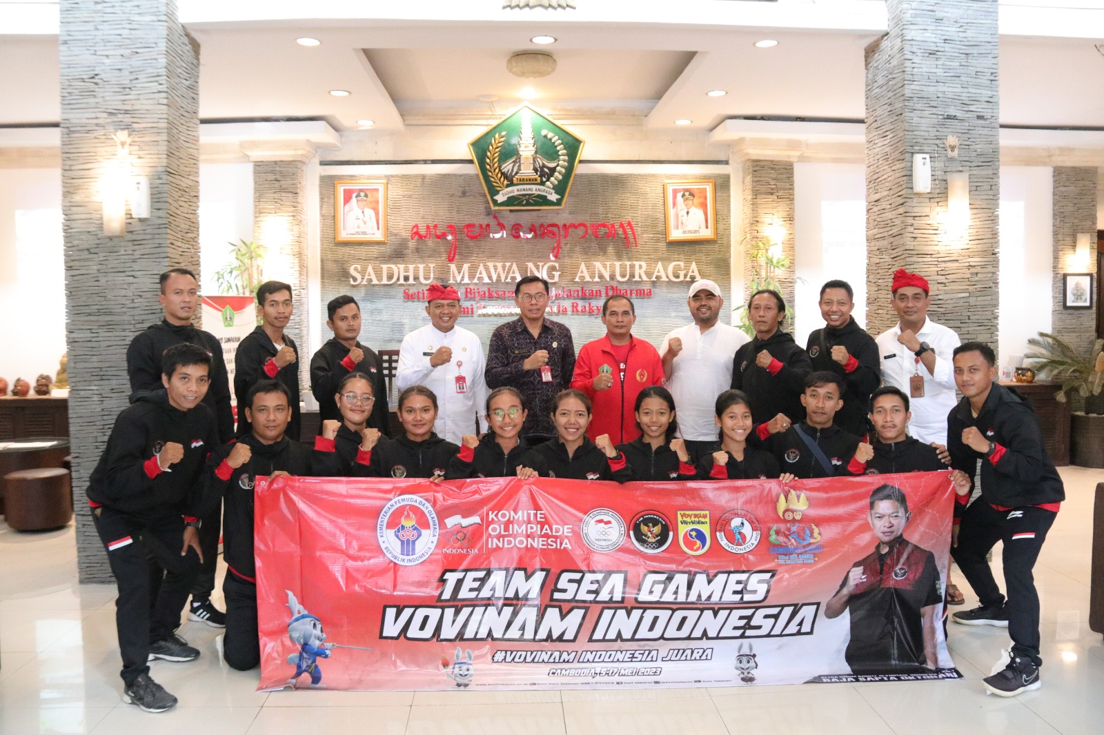 Berlaga di Sea Games Kamboja 2023, Pemkab Tabanan Lepas 17 Atlet Vovinam