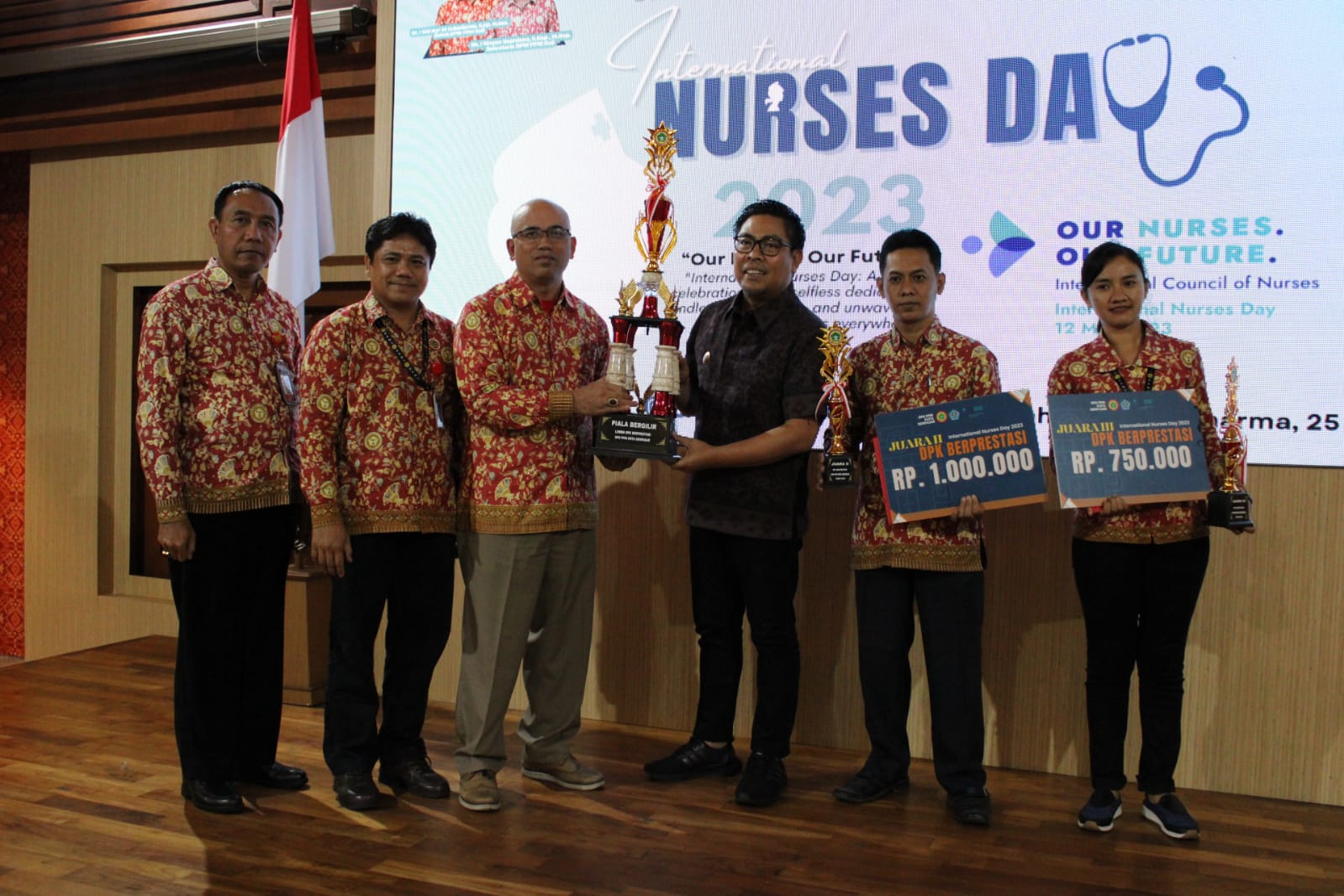 Wawali Arya Wibawa Hadiri Puncak International Nurses Day 2023.