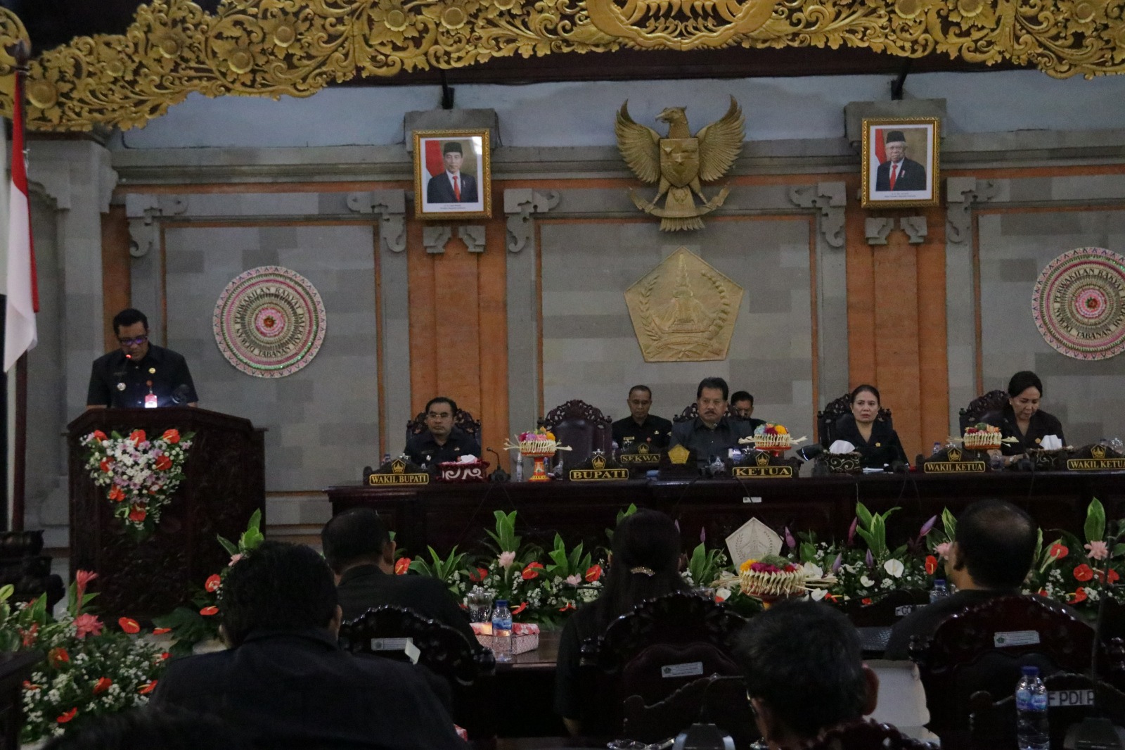 Rapat Paripurna DPRD, Bupati Sanjaya Sampaikan Tujuh Ranperda
