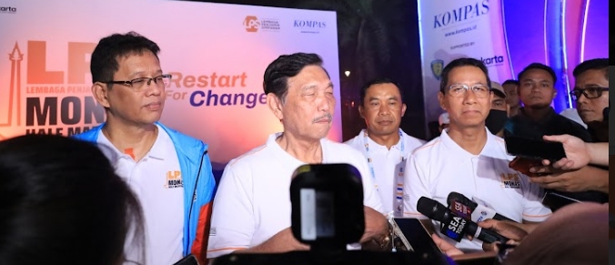 Luhut Binsar Pandjaitan Ketum PB PASI, Apresiasi  LPS Half Marathon