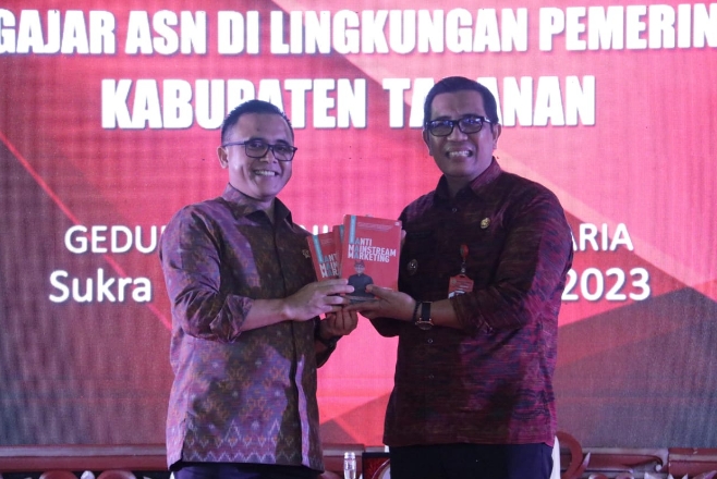 Sambut Menpan RB di Kabupaten Tabanan, Bupati Sanjaya Tuntut ASN Terapkan Birokrasi Yang Cepat, Cerdas dan Tuntas