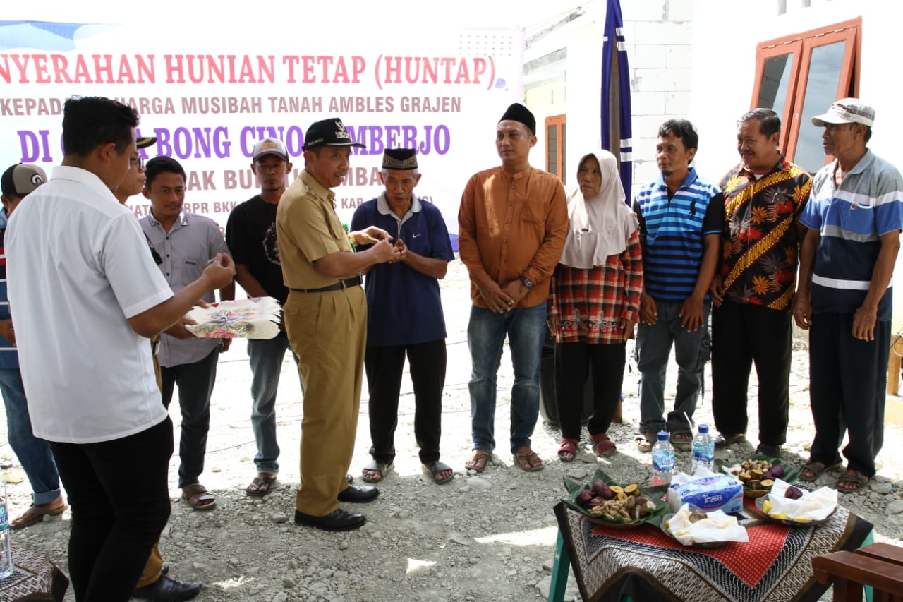 Belasan Korban Tanah Ambles Grajen Bisa Tempati Rumah Baru