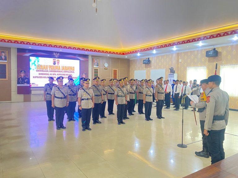 Polda Sultra Gelar Sertijab Dalam Rangka Penyegaran dan Pembinaan Karir
