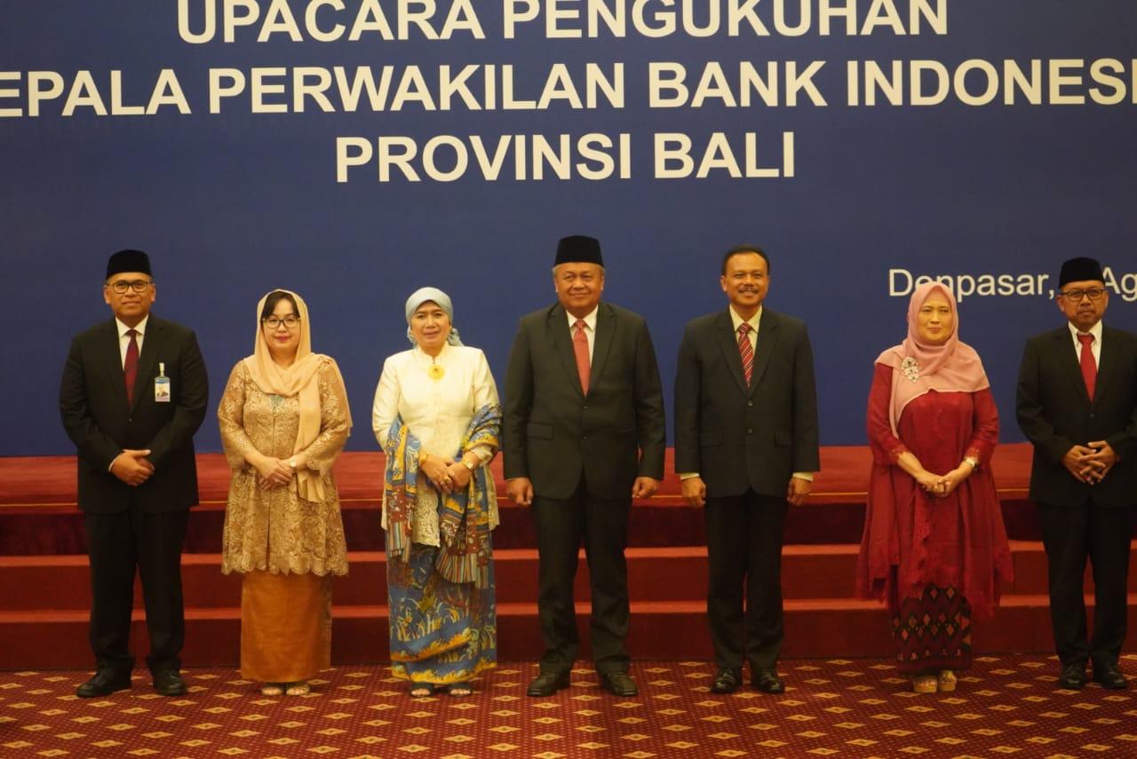 Sekda Dewa Indra  &  Sekda Kota Denpasar Mengharapkan  Kerjasama yang baik dengan KPwBI Bali baru