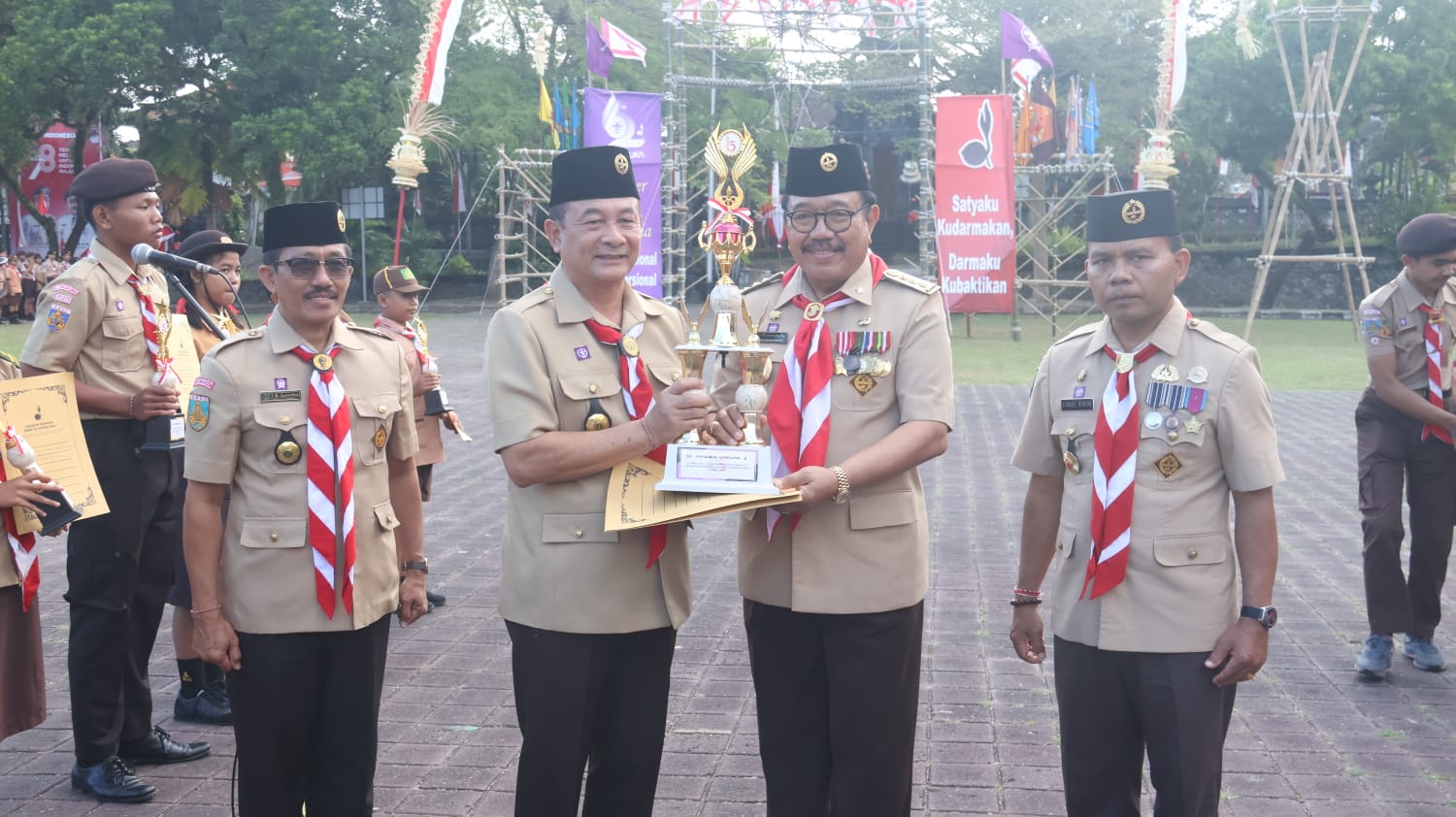 Jelang Tahun Politik, Wagub Cok Ace Harap Pramuka Berperan Jaga Persatuan Bangsa