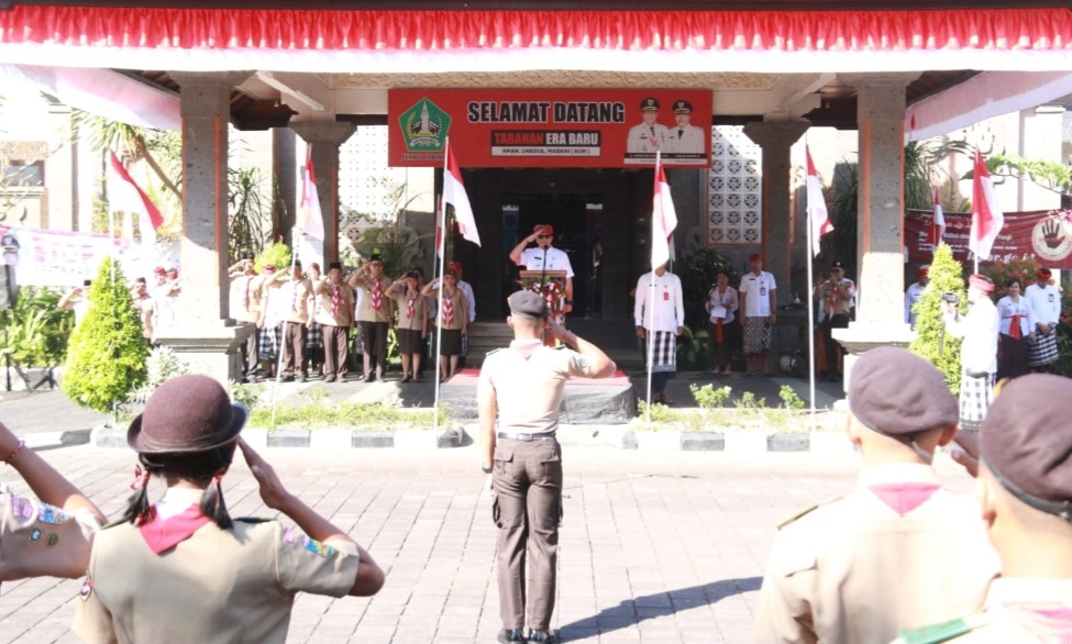 Lepas Kontingen Raimuna Nasional Tabanan ke Jakarta, Bupati Sanjaya Harapkan Generasi Muda Mampu Maksimalkan Potensi Diri