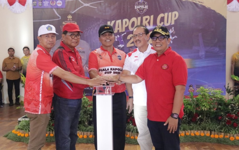 Bupati Sanjaya Hadiri Pembukaan Piala Kapolri Cup 2023 di Gor Debes