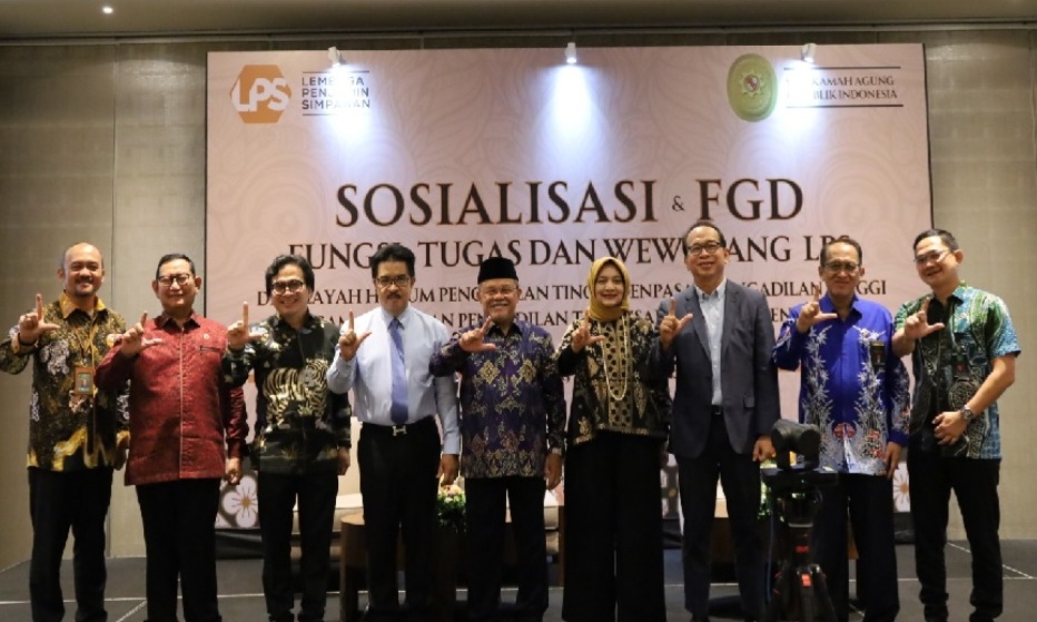 LPS Gelar Sosialisasi dan FGD Dengan Mahkamah Agung Terkait UU P2SK