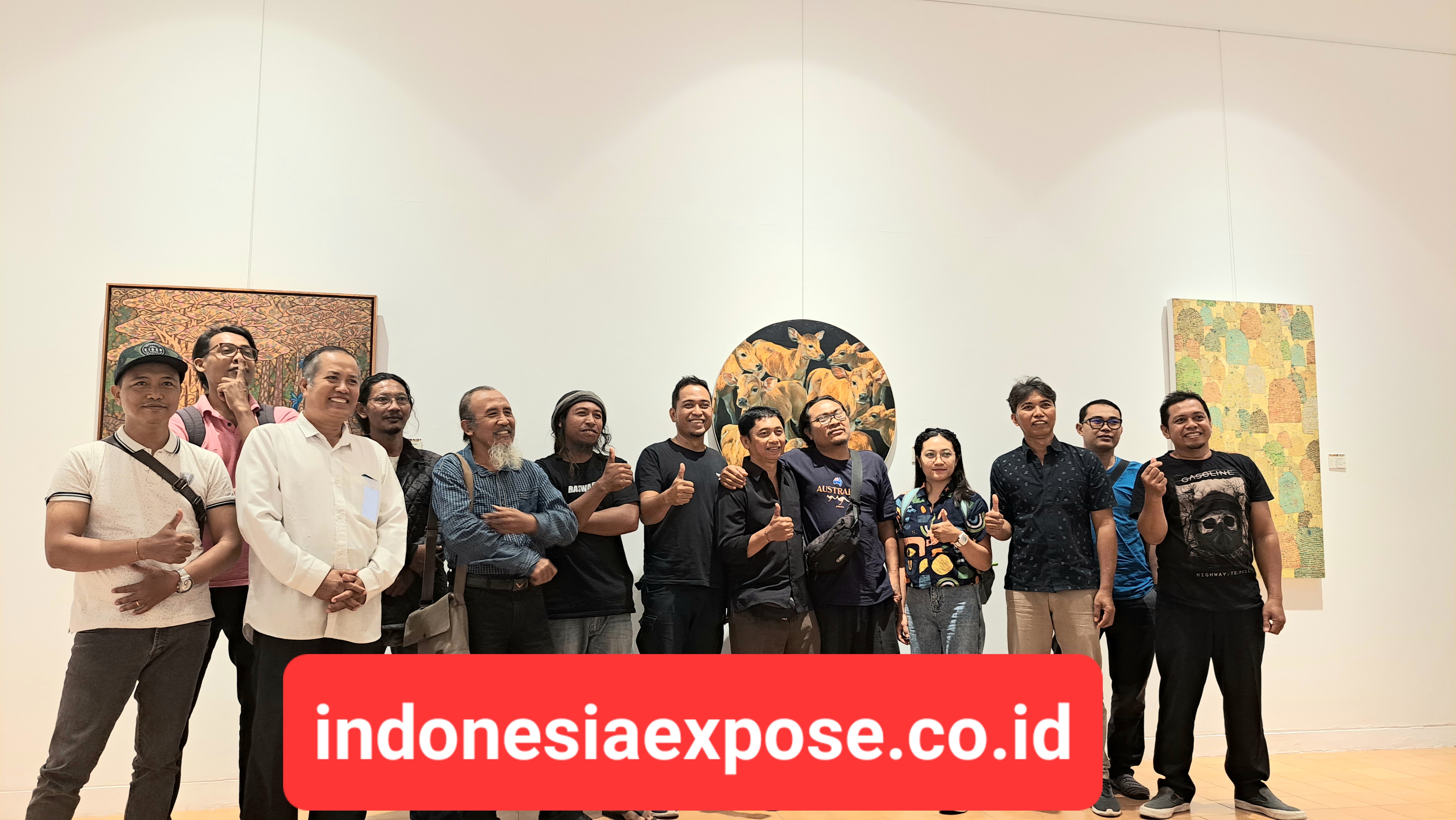 Pesan dari Barat : Perupa Maha Rupa Batukaru Tabanan Gelar  Pameran  di Griya Santrian