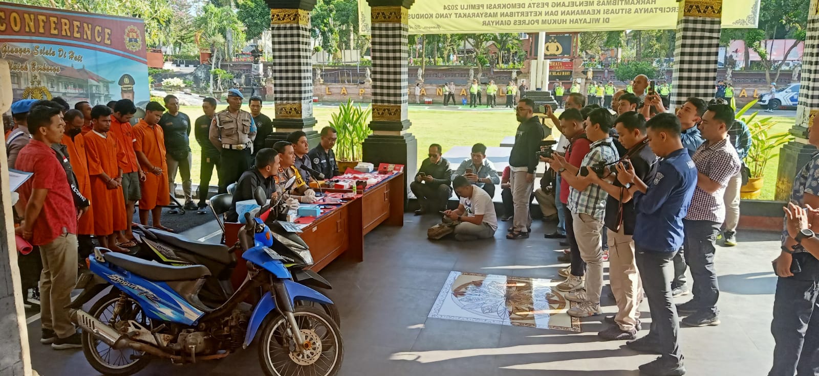 Operasi Pekat Agung 2023, Polres Gianyar Ungkap Kasus Tindak Pidana Penjualan Orang Hingga Gerebek Gudang Narkoba