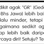 Renungan  Joger