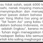 Renungan  Joger
