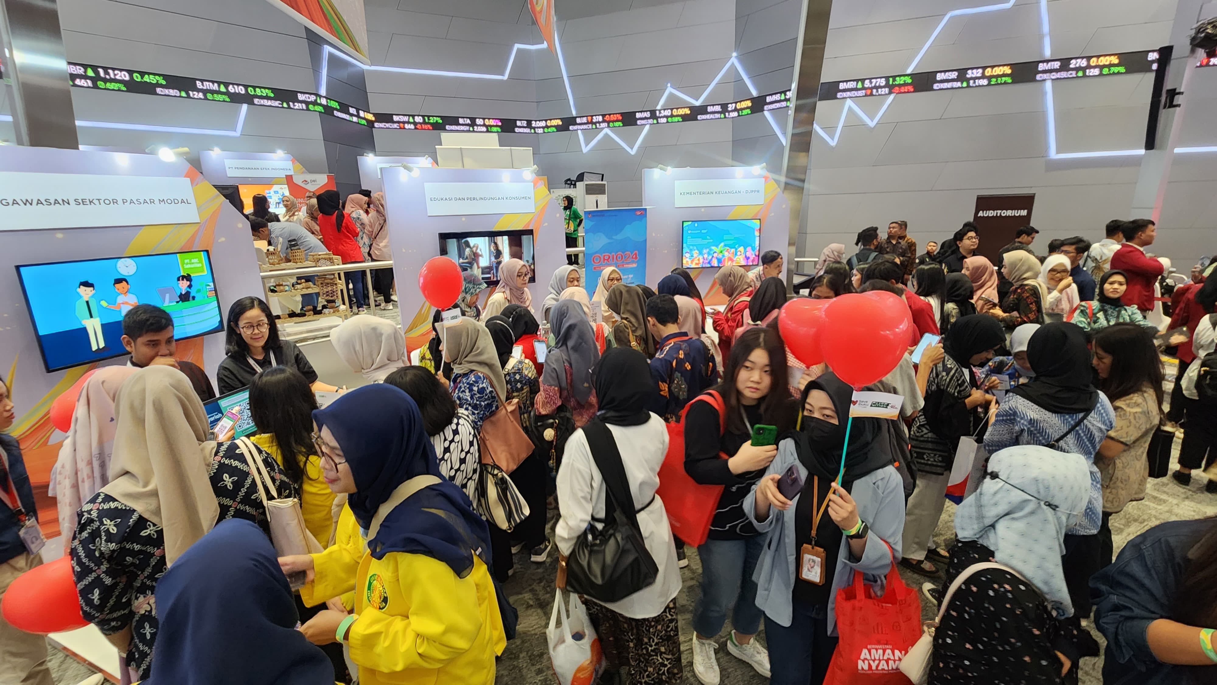 Penyelenggaraan CMSE 2023 Aku Investor Saham Diramaikan 17.446 Pengunjung