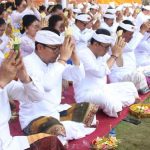 Pemkot Denpasar Ngaturang Bhakti Pujawali Padudusan Alit di Pura Agung Jagatnatha, Ida Bhatara Nyejer Selama Tiga Hari.
