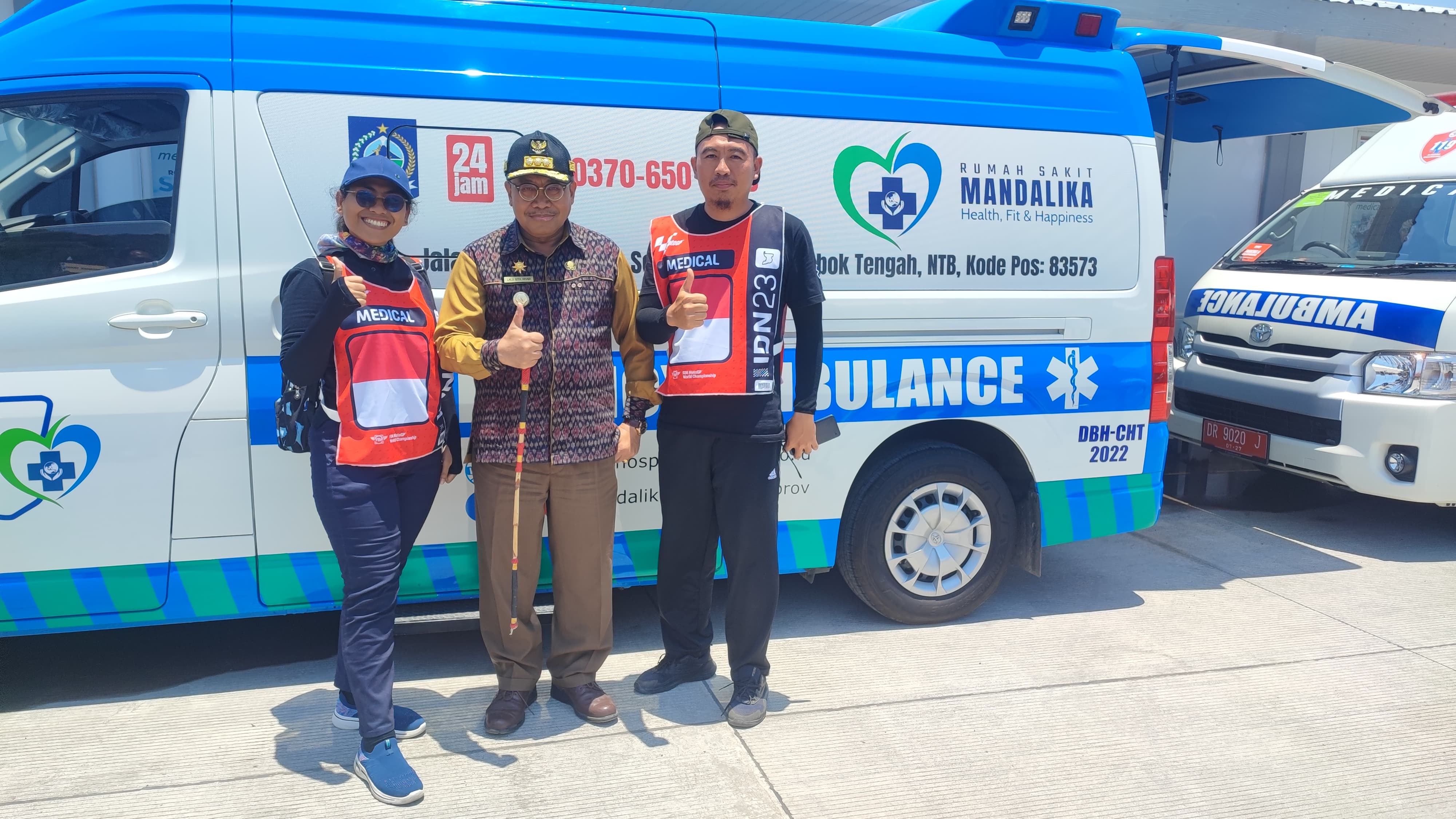 Jelang MotoGP 2023: Pj. Gubernur NTB Beri Semangat Tim Medis RS Mandalika