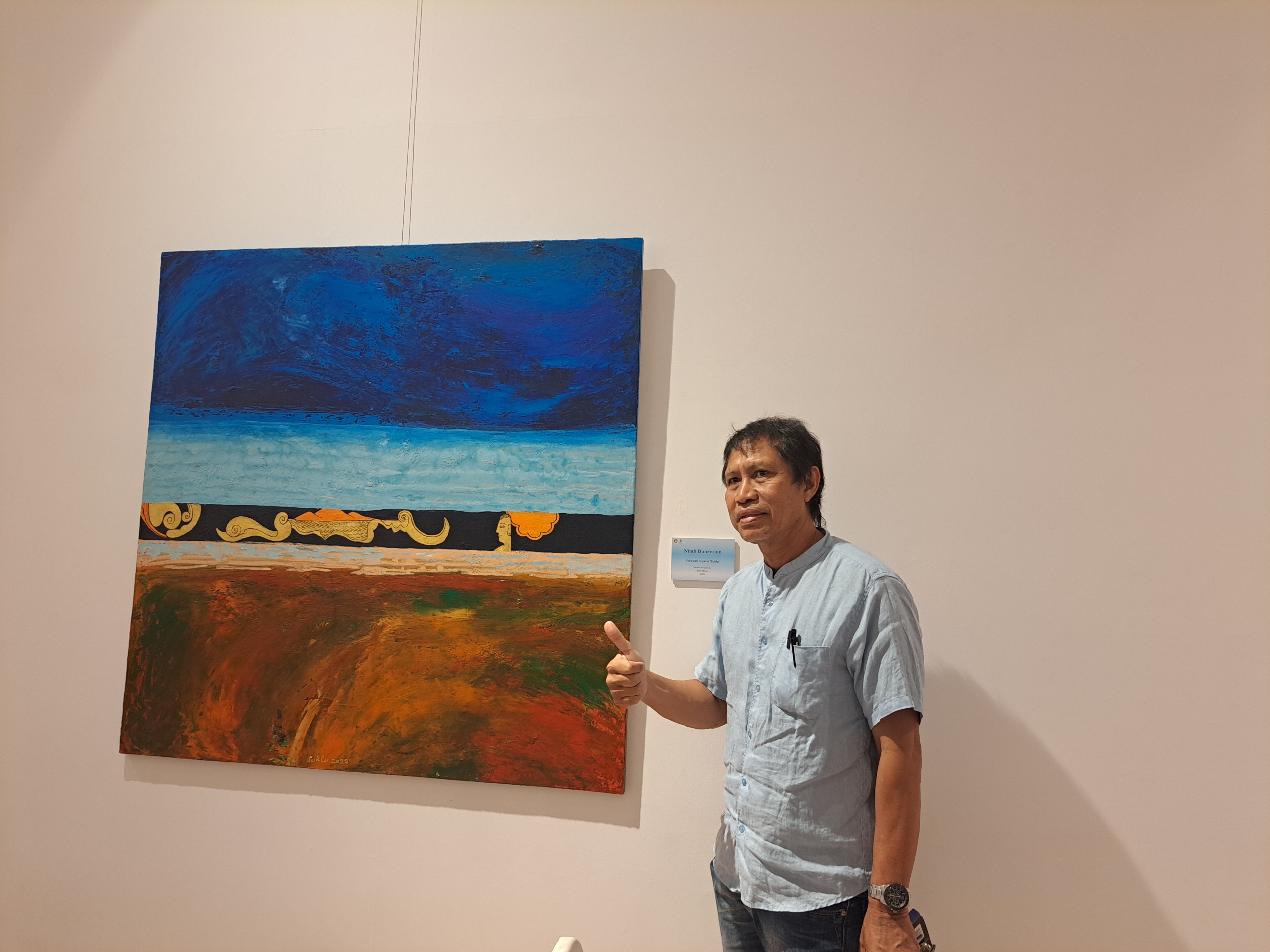 Tema “Surya Segara Rupa “dalam Pameran ISI yang diadakan di Griya Santrian 