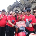 Dibuka Sanjaya; Tabanan Me-merah, ribuan Warga Antusias ikuti Creatif Fun Walk Ganjar di area Taman Bung Karno