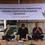 PLN Peduli Salurkan Bantuan Pembangunan Banjar Adat di Gianyar