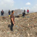 Api Musibah Kebakaran TPA Suwung Berangsur Padam, Damkar Denpasar tetap Lakukan Antisipasi dan Pendinginan