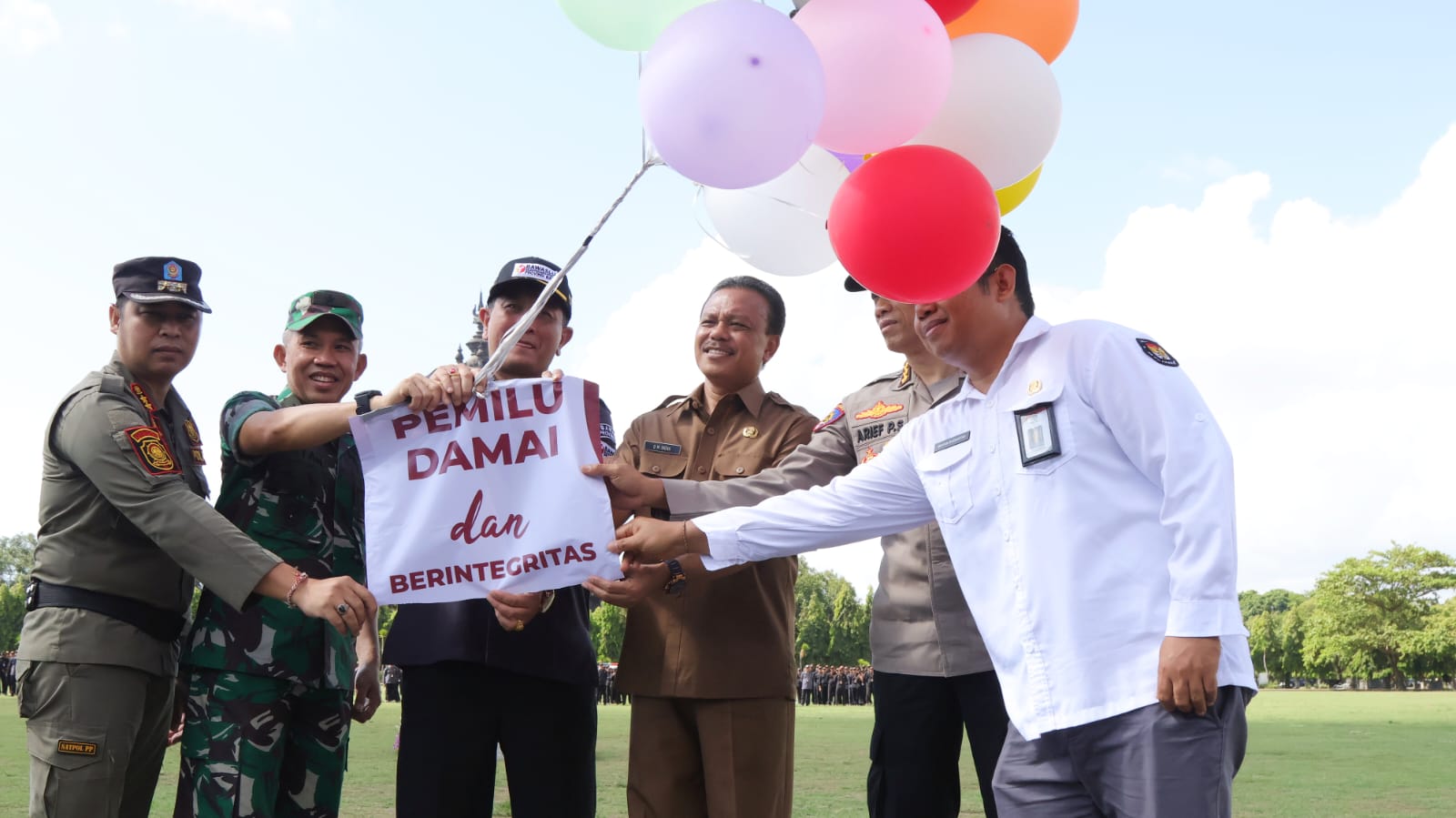 Sekda Dewa Indra Apresiasi Bawaslu Provinsi Bali Gelar Apel Siaga Pengawasan Kampanye Pemilu 2024