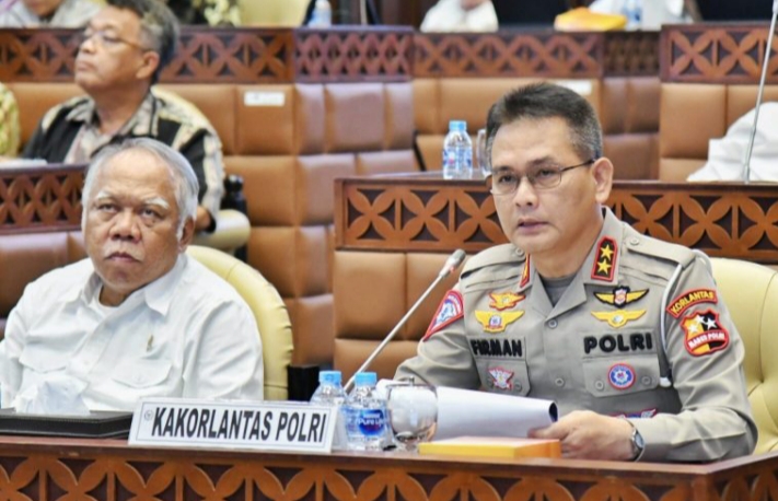 Hadiri Raker DPR RI, Kakorlantas Bahas Arus Lalu Lintas Jelang Nataru 2024