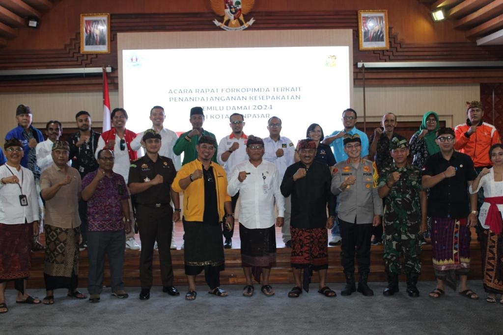 Pemkot Denpasar Ajak Semua Stakeholder Dukung Pelaksanaan Pemilu Yang Aman, Damai dan Lancar
