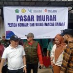 Tekan Inflasi  Pj. Bupati Konawe Dr. H. Harmin Ramba  Gelar Pasar Murah di Pasar Amonggedo