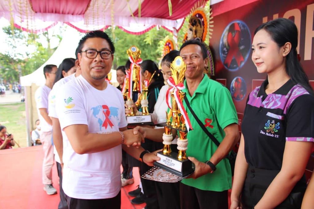 Peringati Hari AIDS Sedunia, Wawali Arya Wibawa Ajak Semua Insan Bergerak Bersama Komunitas, Akhiri AIDS 2030