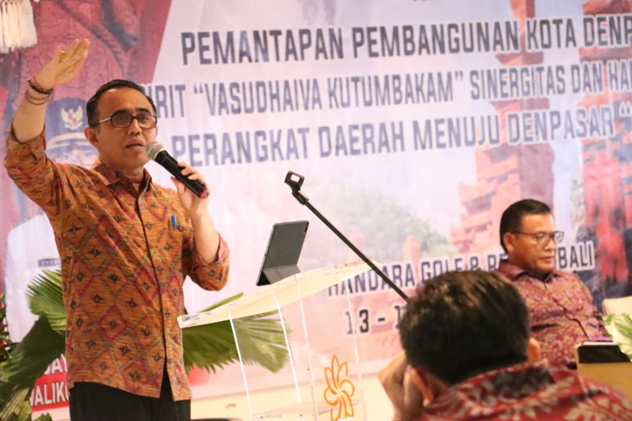 Walikota Jaya Negara Buka Rakor Kinerja Pemantapan Pembangunan Kota Denpasar Tahun 2023