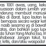 Renungan  Joger